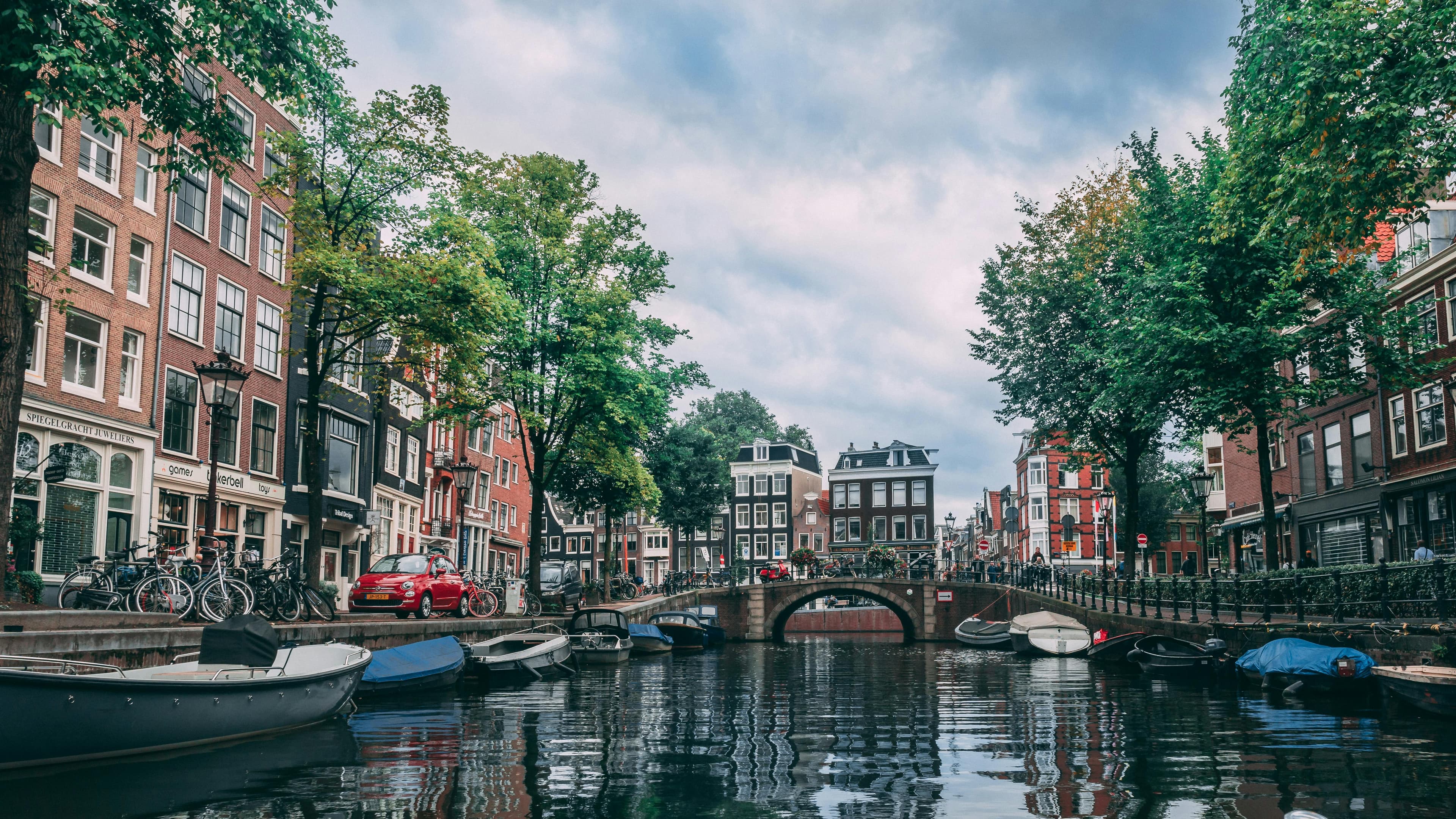 Charming cobblestone street